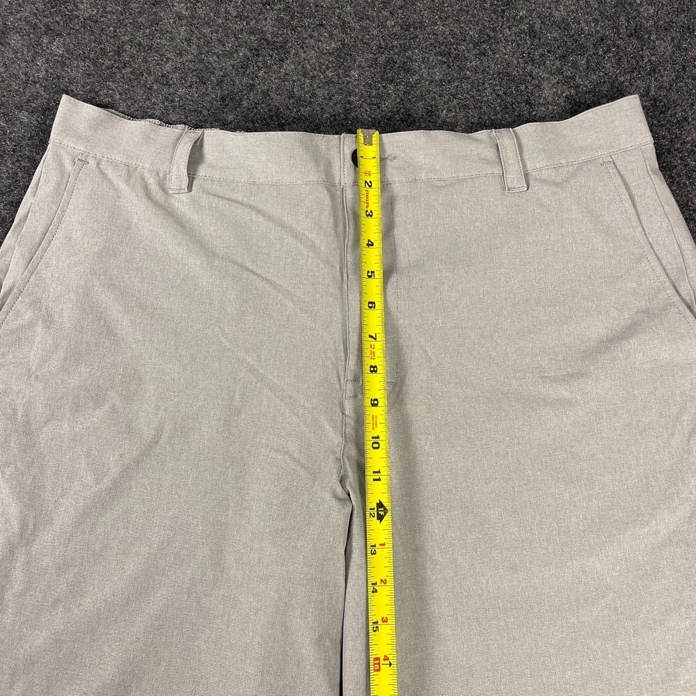 Banana Republic Shorts Mens 40 Gray Stretch Elastic Waist Flat Front Casual - Picture 8 of 12